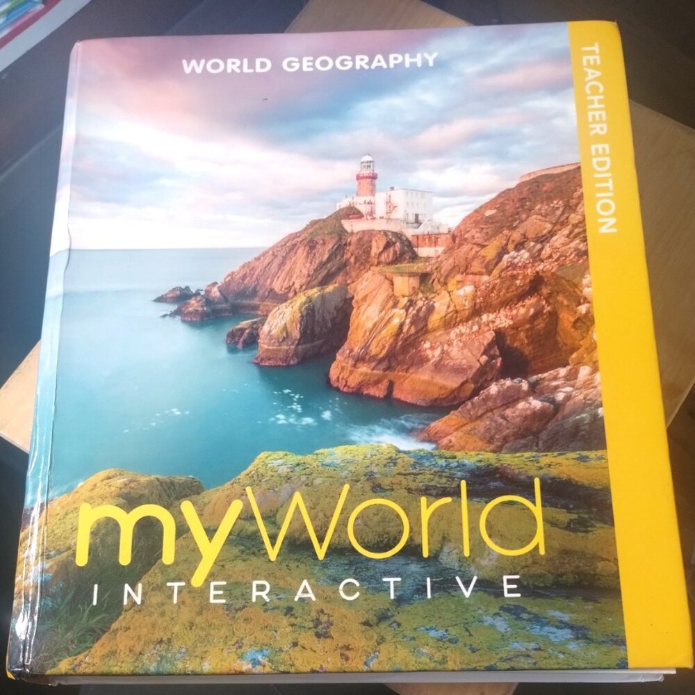 NEW--MY WORLD--WORLD GEOGRAPHY--TEACHERS EDITION--PEARSON=200
